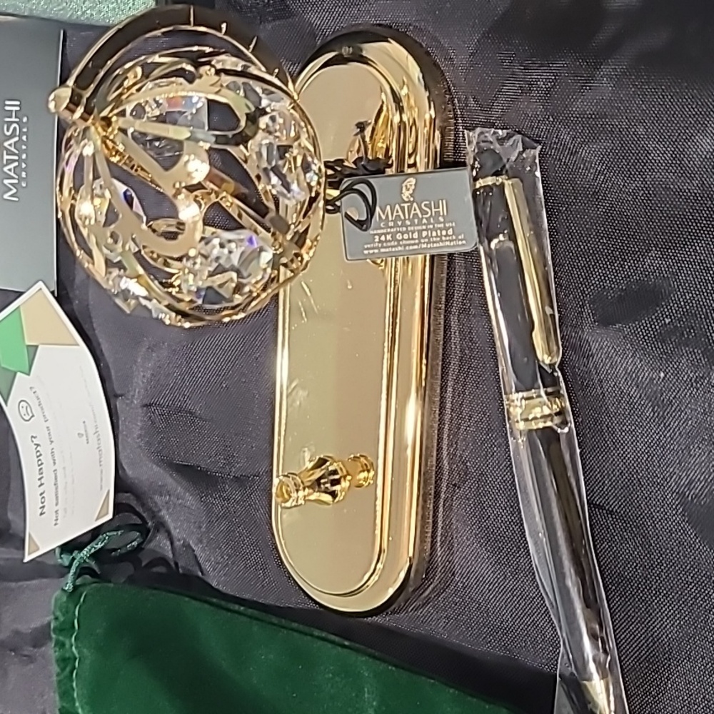 Matashi Globe Executive  Pen Crystal Set
